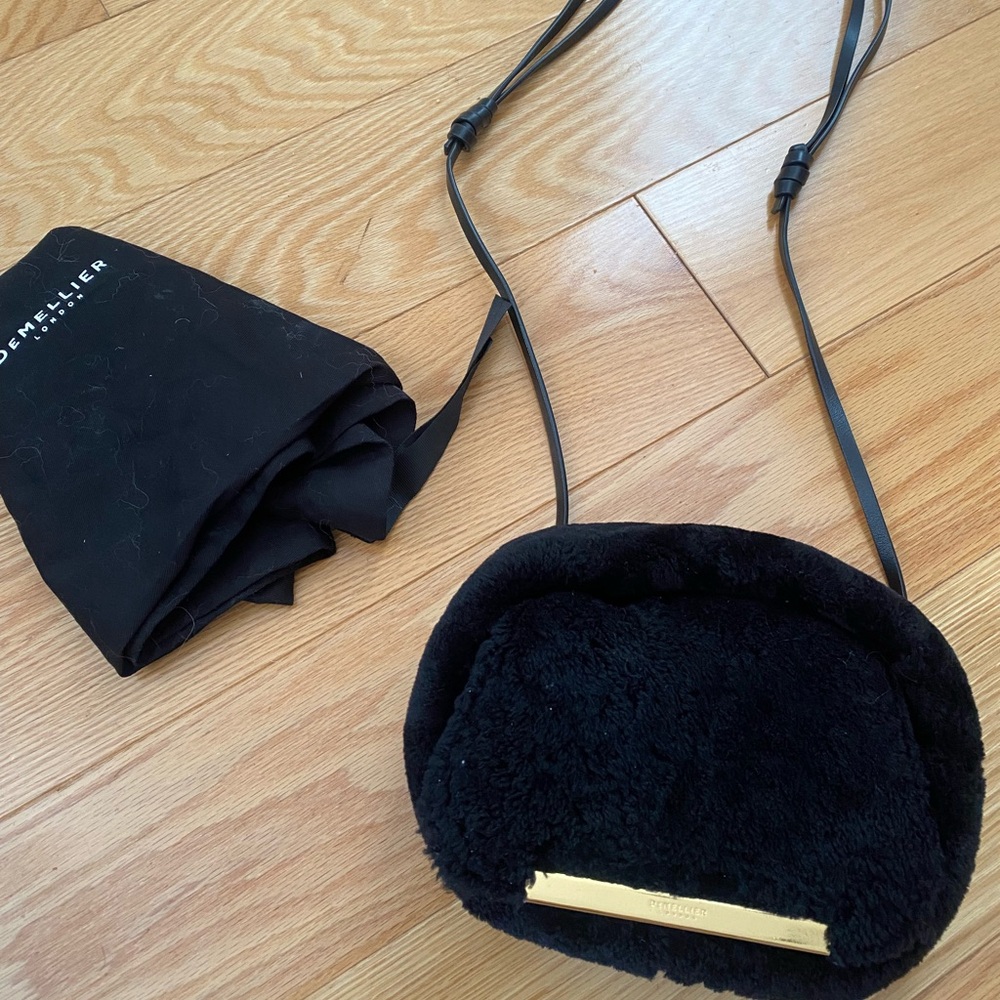 DeMellier Mini Lisbon Shearling Bag - Picture 3 of 6